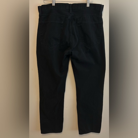 GAP Denim Men’s Black Khaki Straight Pants Regular Pants - Size 34X32 - Picture 6 of 6